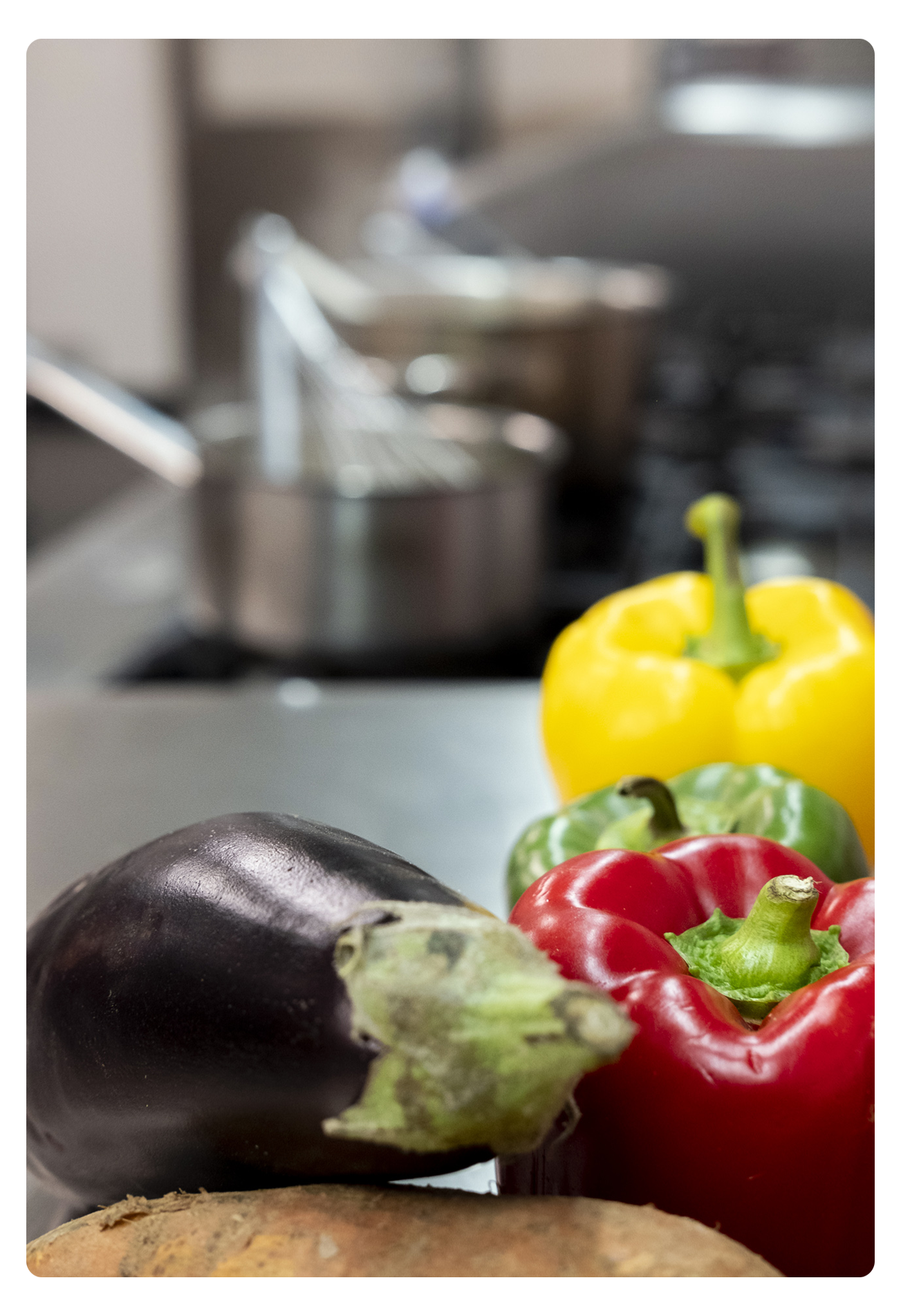 Légumes frais dans cuisine